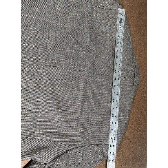 Lauren Ralph Lauren Gray Houndstooth Blazer Jacket Sports Coat Macy's See Photos - Picture 10 of 11